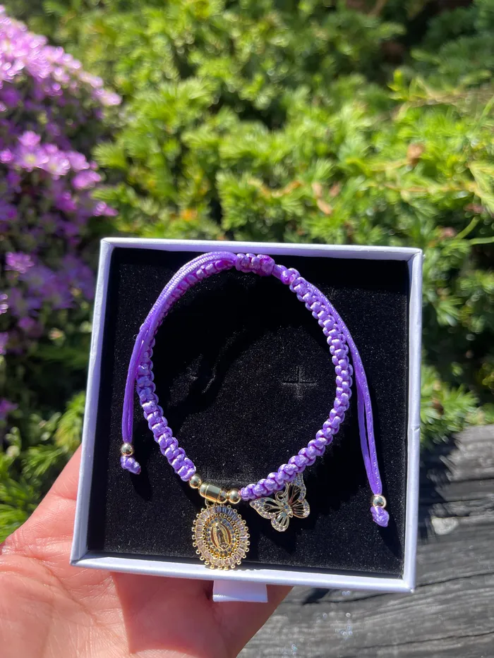 Lavender Virgencita Bracelet MP Jewelry Bracelets