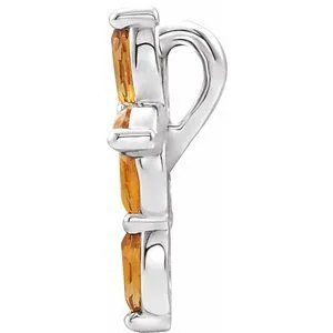 Platinum Citrine Cross PendantR423776053PSTWBC WB Choice Jewelry Necklaces Platinum Citrine Cross PendantR423776053PSTWBC WB Choice Jewelry Necklaces