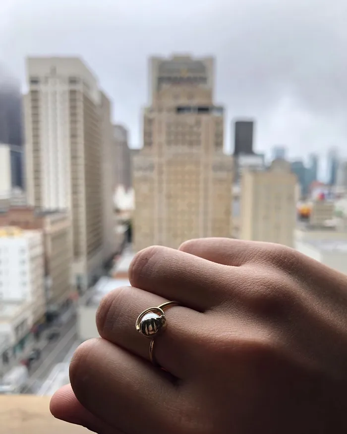 AURUM by Gubjrg Rings SAND ring