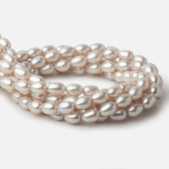 Rings Beadsofcambaycom 7x97x10mm Silver Champagne Straight Drill Oval Freshwater Pearl 16 inch 40 pieces A Rings Beadsofcambaycom 7x97x10mm Silver Champagne Straight Drill Oval Freshwater Pearl 16 inch 40 pieces A