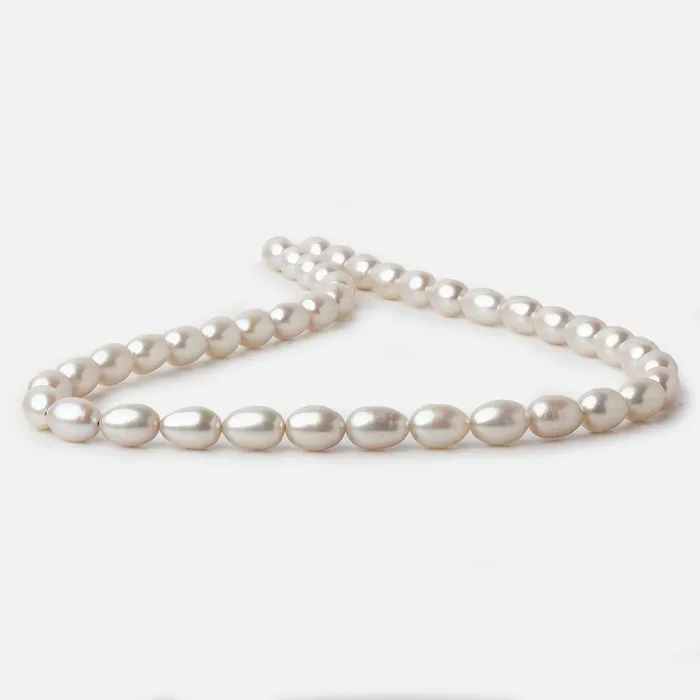 Rings Beadsofcambaycom 7x97x10mm Silver Champagne Straight Drill Oval Freshwater Pearl 16 inch 40 pieces A Rings Beadsofcambaycom 7x97x10mm Silver Champagne Straight Drill Oval Freshwater Pearl 16 inch 40 pieces A