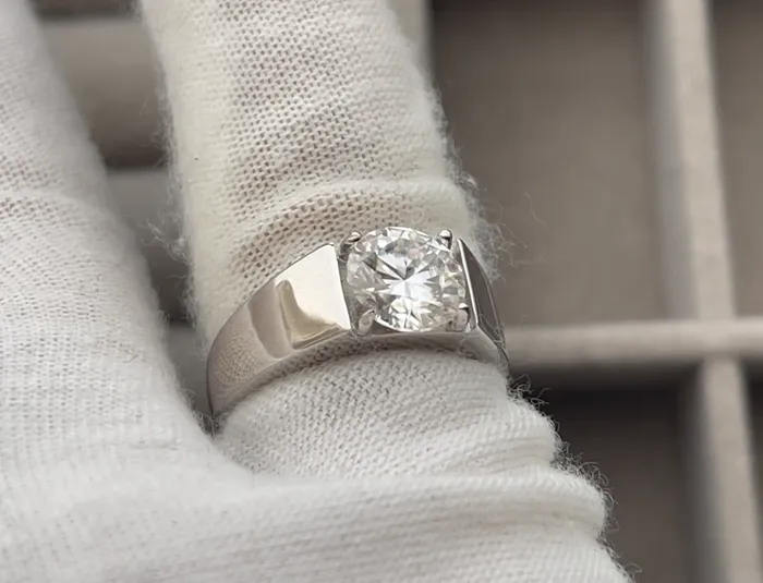 Lab Diamonds London Rings Mens Moissanite Diamond Engagement Ring Mens Moissanite Diamond Wedding Ring