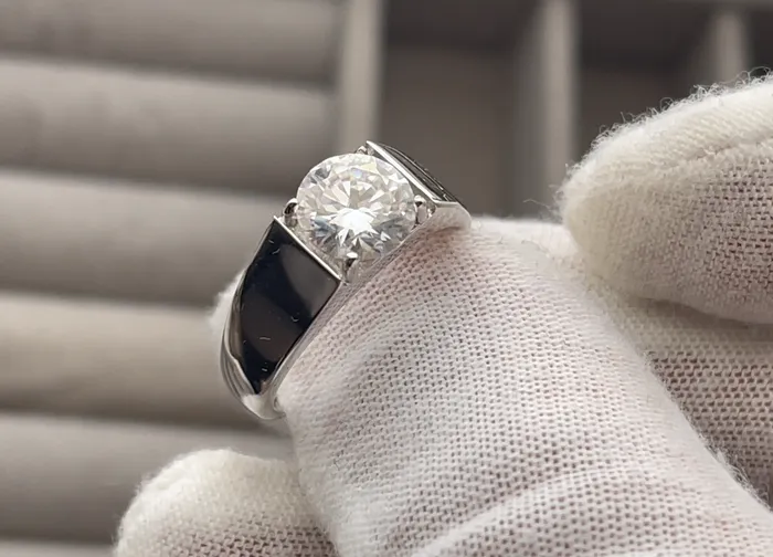 Lab Diamonds London Rings Mens Moissanite Diamond Engagement Ring Mens Moissanite Diamond Wedding Ring