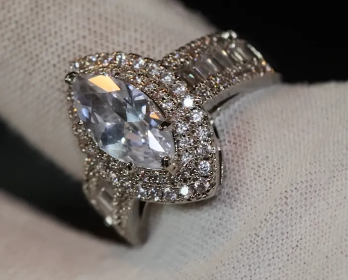 Rings Marquise Ring Promise Ring Marquise Diamond Engagement Ring Halo Wedding Ring Lab Diamonds London